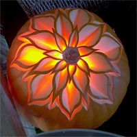 beautiful pumpkin carving